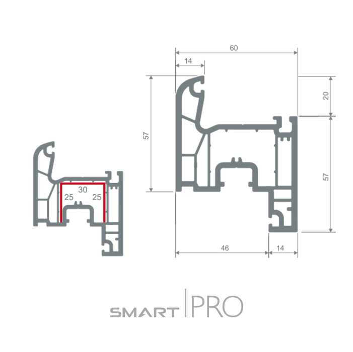 Створка оконная 4-х камерная в Талдыкоргане