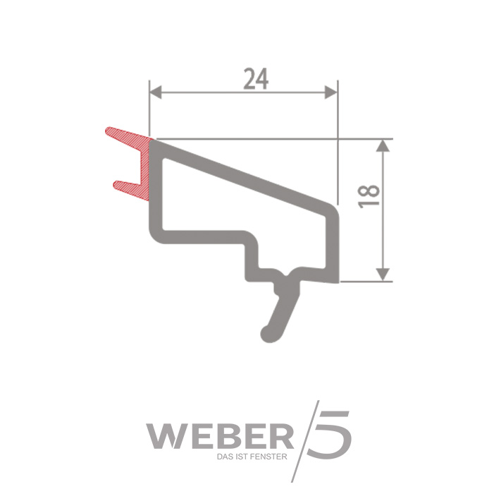 Штапик стандартный 24 мм в Талдыкоргане