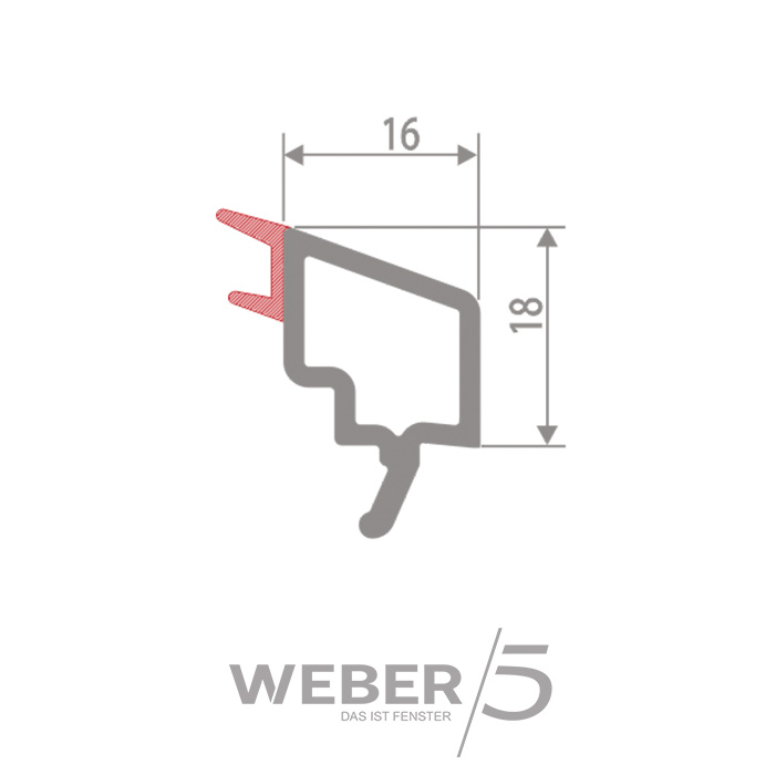 Штапик стандартный 16 мм в Талдыкоргане