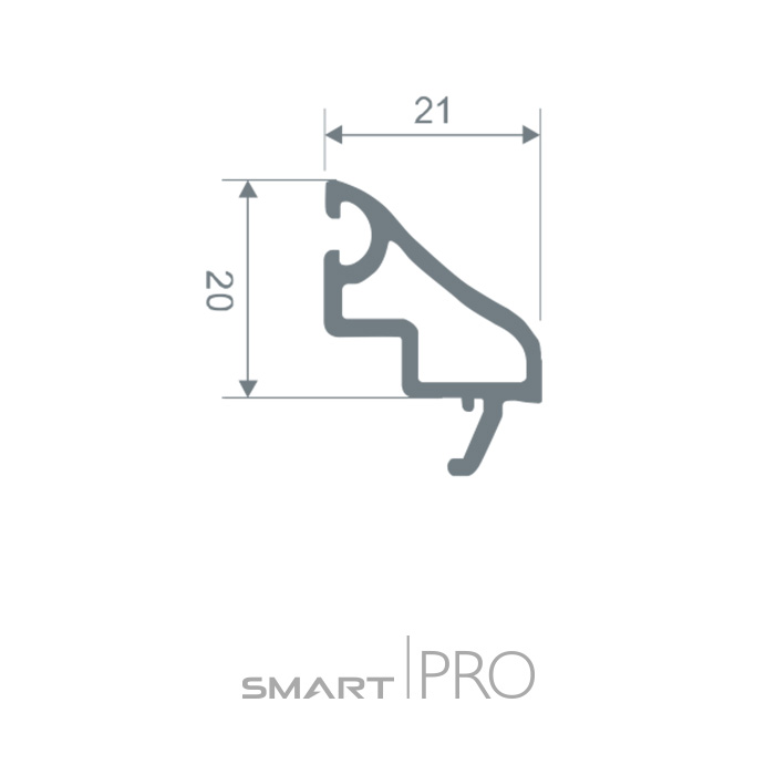 Штапик универсальный 20 мм в Талдыкоргане