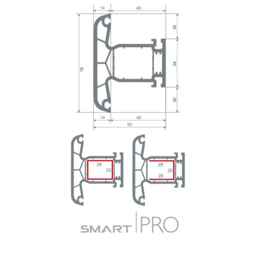 Импост 4-х камерный в Талдыкоргане