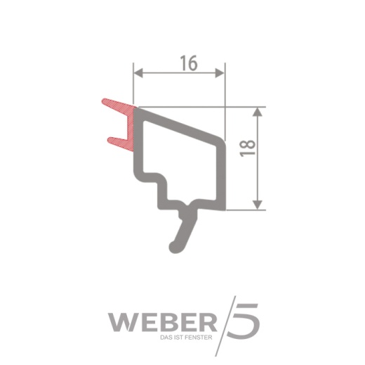 Штапик стандартный 16 мм в Талдыкоргане